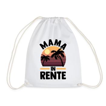 Pensioner Pension Pension Retirement Mother Mom - Drawstring Bag - white - Front