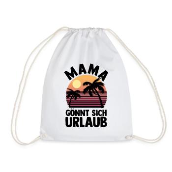 Vacancier Mère Maman - Sac de sport léger - blanc - Devant