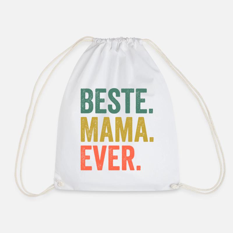 Beste Mama Ever - Turnbeutel - Weiß