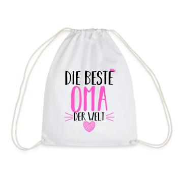 Großmutter Oma - Turnbeutel - Weiß - Vorne