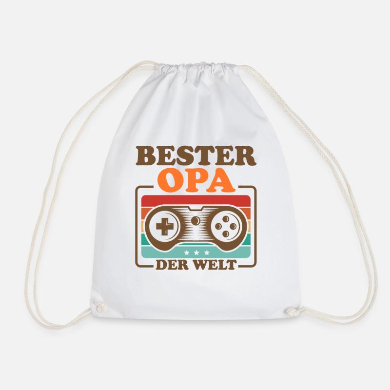 Bester Opa Der Welt - Turnbeutel - Weiß