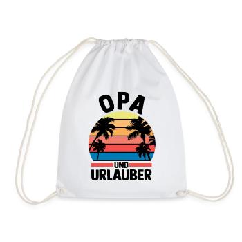 Vacances Vacancier Grand-père Papy - Sac de sport léger - blanc - Devant
