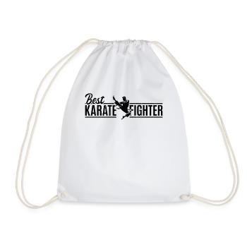 Meilleur combattant de karaté - Karaté Martial Arts Karaté - Sac de sport léger - blanc - Devant