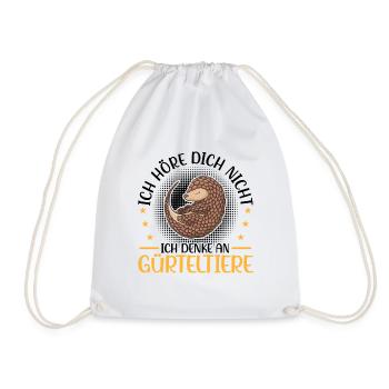 Armadillo I think of Armadillo Armadillo - Drawstring Bag - white - Front