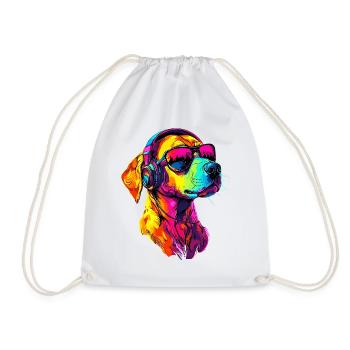 Rhodesian Ridgeback Hunting Dog Dogs Pride Ridgeback - Drawstring Bag - white - Front