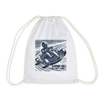 Karting dans l’aventure de la voie rapide - Sac de sport léger - blanc - Devant