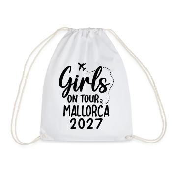 Filles en tournée à Majorque 2027 - Sac de sport léger - blanc - Devant
