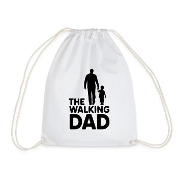 The walking Dad - Turnbeutel - Weiß - Vorne