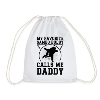 Mon copain Sambo préféré appelle Daddy Sambo - Sac de sport léger - blanc - Devant