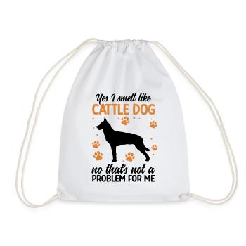 Je sens comme Australian Cattle Dog Cattle Dog - Sac de sport léger - blanc - Devant