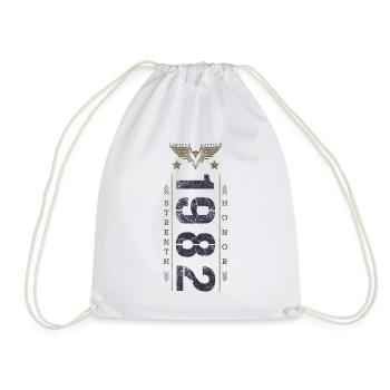 Edition Limitée 1982 Anniversaire Force et Honneur - Sac de sport léger - blanc - Devant