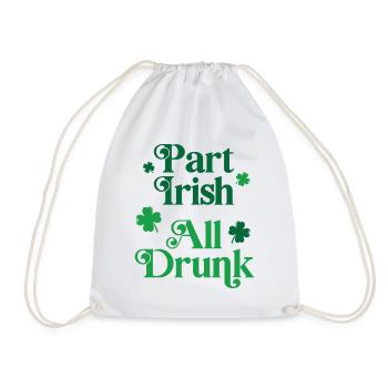 En partie irlandais, tout ivre - Sac de sport léger - blanc - Devant