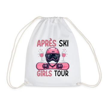 Après-ski pour filles - Sac de sport léger - blanc - Devant