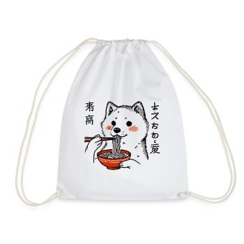 lustiger Shiba Hund Ramen Liebhaber - Turnbeutel - Weiß - Vorne
