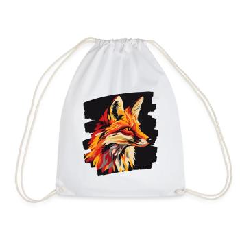 L’art du renard - Sac de sport léger - blanc - Devant