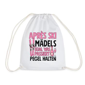 Les filles d’après-ski peu importe ce qui se passe Maintenir les niveaux - Sac de sport léger - blanc - Devant
