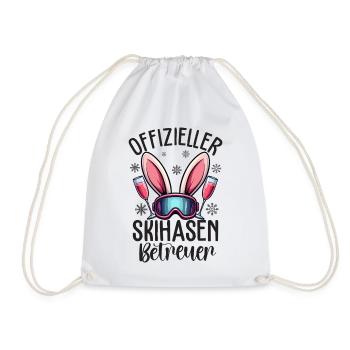 Superviseur officiel du lapin de ski - Sac de sport léger - blanc - Devant