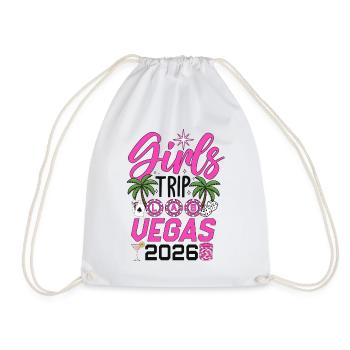 Girls Trip Las Vegas 2026 - Turnbeutel - Weiß - Vorne