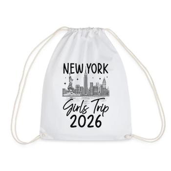 Voyage entre filles, New York 2026 (Garantie du prix le plus bas) - Sac de sport léger - blanc - Devant