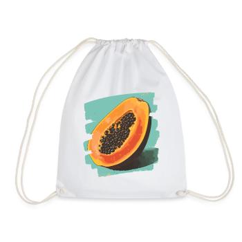 Papaye - Sac de sport léger - blanc - Devant