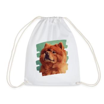 Chow Chow - Turnbeutel - Weiß - Vorne