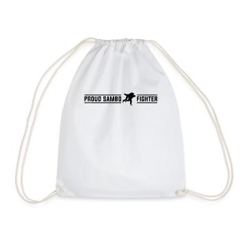 Proud Sambo fighter - Sambo Martial Arts Sambo - Drawstring Bag - white - Front
