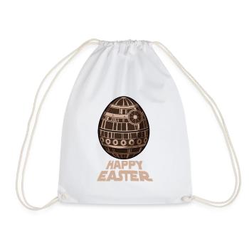 Happy Easter Space Design - Drawstring Bag - white - Front