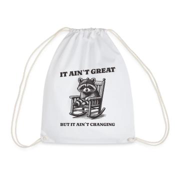 Ce n’est pas génial, mais ça reste comme ça - Sac de sport léger - blanc - Devant