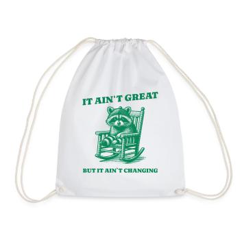 Ce n’est pas génial, mais ça reste comme ça - Sac de sport léger - blanc - Devant