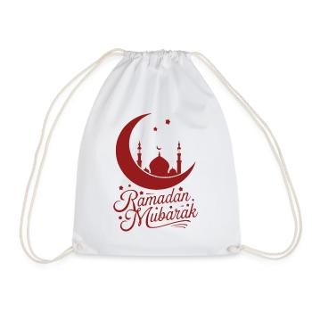 Ramadan - Eid Mubarak for Islam Gift - Drawstring Bag - white - Front