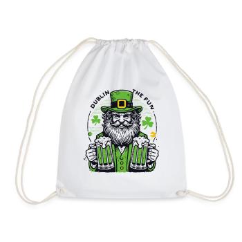 Dublin Der Spaß St. Patrick's Day Feier - Turnbeutel - Weiß - Vorne