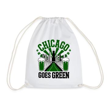 Chicago se met au vert - Sac de sport léger - blanc - Devant
