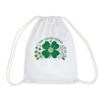 Saint-Patrick, je suis heureux aujourd’hui - Sac de sport léger - blanc - Devant