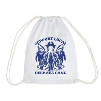 requin Octopus Lovers - Soutien Gang local des grands fonds marins - Sac de sport léger - blanc - Devant