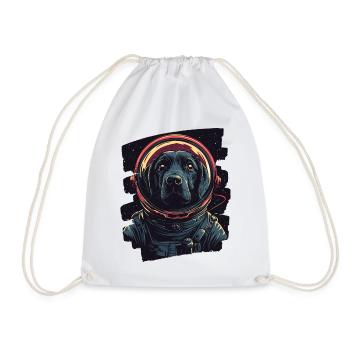 Labrador Astronaut - Turnbeutel - Weiß - Vorne