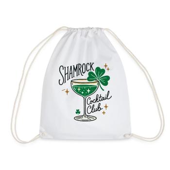 Shamrock Cocktail Club pour la Saint-Patrick - Sac de sport léger - blanc - Devant