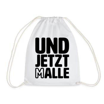 Und jetzt alle Malle - Turnbeutel - Weiß - Vorne