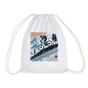 VTT Aventure Vélo Nature - Sac de sport léger - blanc - Devant