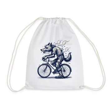 Vélo Wolf Cycling VTT Vélo de route - Sac de sport léger - blanc - Devant
