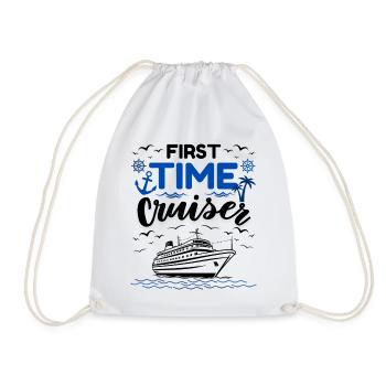 Première expérience de croisière en bateau - Sac de sport léger - blanc - Devant