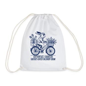 Courrier de Pâques Bunny Retro Delivery Crew - Sac de sport léger - blanc - Devant