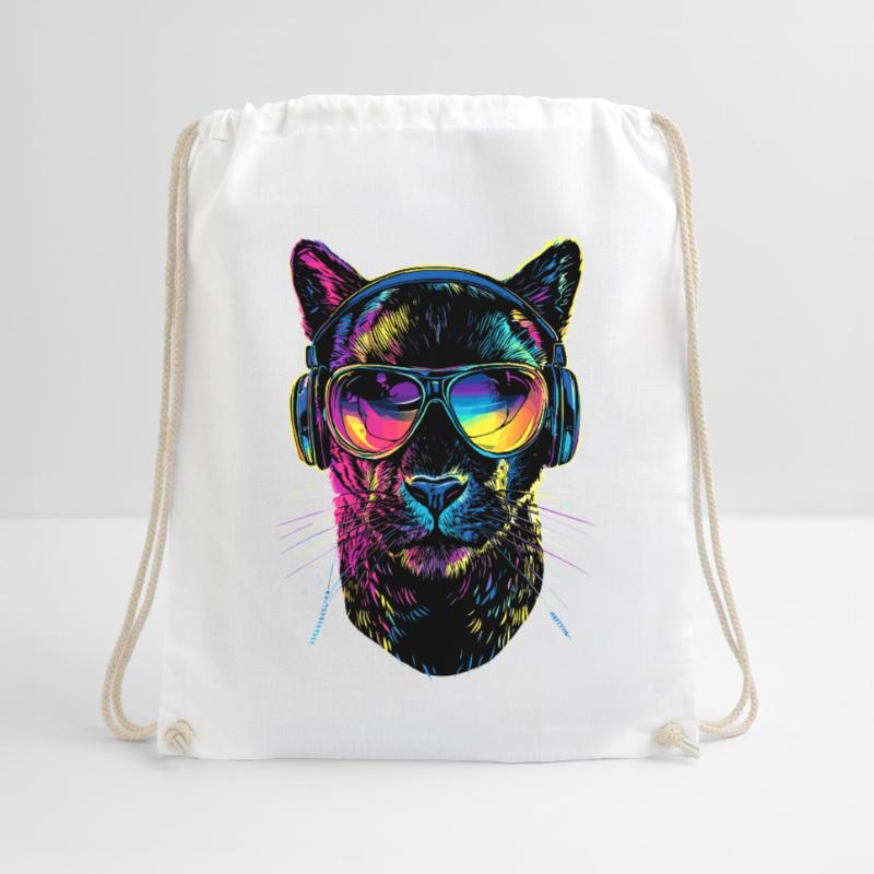 Panthère Léopard Grand Chat Mignon Gros Chat Panter Sac de sport léger