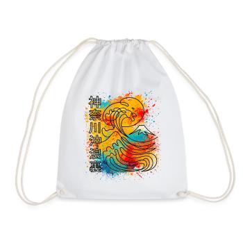 Big Wave Kanagawa One Line Minimaliste - Sac de sport léger - blanc - Devant