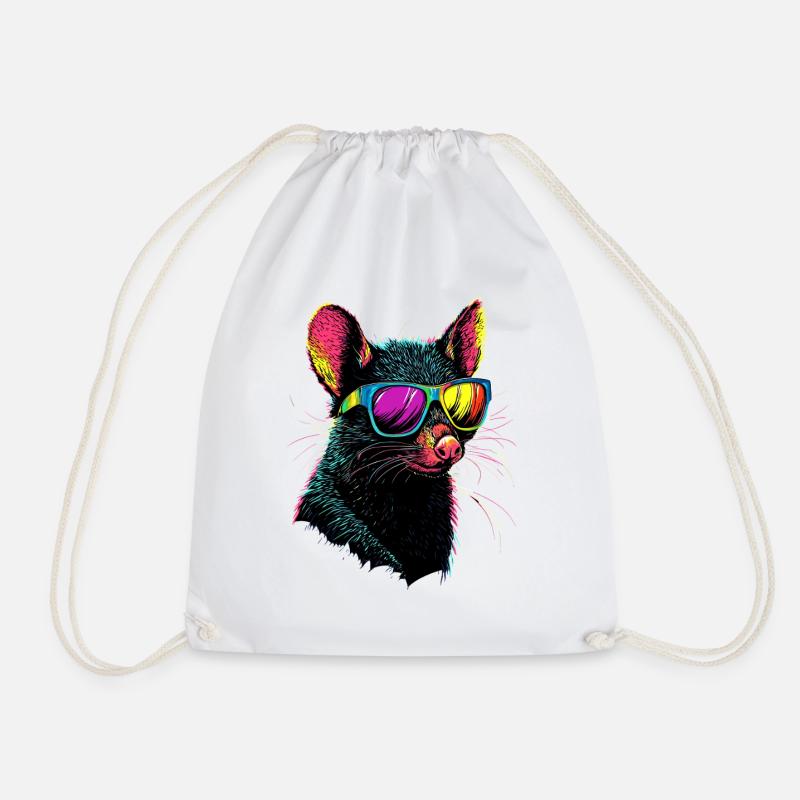 Tasmanischer Teufel Beuteltier Tasmanian Devil - Turnbeutel - Weiß