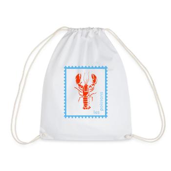 Vintage Red Lobster - Turnbeutel - Weiß - Vorne