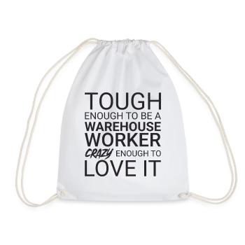 Magasinier fou - Sac de sport léger - blanc - Devant