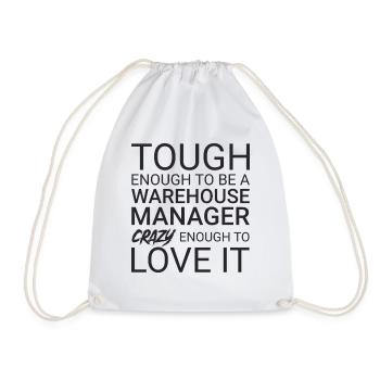 Warehouse Manager Crazy - Turnbeutel - Weiß - Vorne