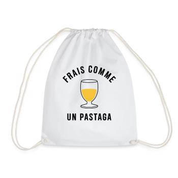 Frais comme un pastaga Humour apéro du Sud - Sac de sport léger - blanc - Devant
