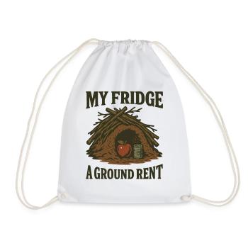 Mon frigo : un préparateur de loyer de base : la survie - Sac de sport léger - blanc - Devant