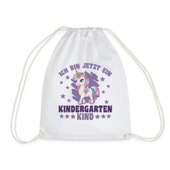 Je suis un enfant de maternelle maternelle licorne - Sac de sport léger - blanc - Devant